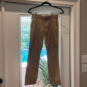 J-crew Factory Crewcuts Boy's Everyday Stretch Slim Khakis Size YOUTH 12